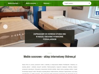 Producent mebli drewnianych (sosnowych), łóżek i mebli dziecięcych - Sklep internetowy Litdrew