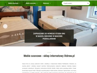 Producent mebli drewnianych (sosnowych), łóżek i mebli dziecięcych - Sklep internetowy Litdrew