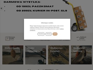 Sklep wędkarski, karpiowy online - TROTKA Warszawa