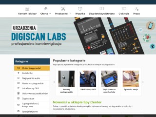 Spy Center sklep detektywistyczny - podsłuchy kamerki lokalizatory GPS