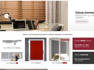 Karnisze, rolety, żaluzje i plisy okienne nr 1 w Polsce. Wysyłka w 24h - Sklep Karnix