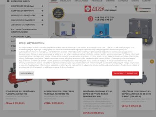 Kompresory, sprężarki - sklep - ABC Kompresory sp. z o.o.
				 | Sprężarki