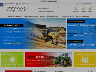 Sklep Rolniczy z Częściami do Ciągników i Maszyn - Agroproma