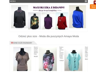 Modne Duże rozmiary w sklepie Amaya Moda | butik dla puszystych