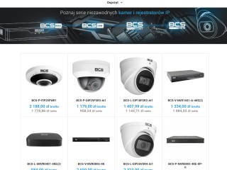 Sklep BCS – monitoring IP i CCTV. Kamery CVI, TVI, AHD