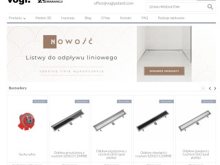 Producent odpływów liniowych VOGI - 25 lat gwarancji