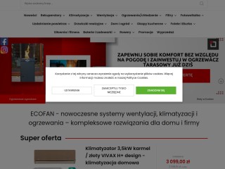 ECOFAN sklep - technologia dla domu i przedsiębiorstwa