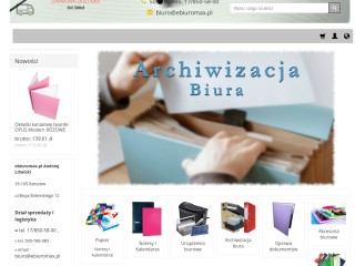 Artykuły biurowe, Oprawa dokumentów, Papier ksero • eBiuroMax.pl
