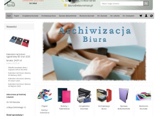 Artykuły biurowe, Oprawa dokumentów, Papier ksero • eBiuroMax.pl