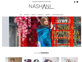 Sklep z odzieżą damską i akcesoriami dla dzieci online | Nashani EkoSzale