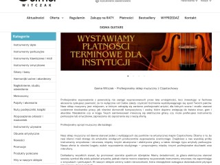 Instrumenty perkusyjne, strunowe i smyczkowe - sklep muzyczny Częstochowa - Gam