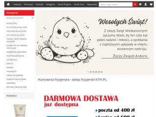 Hurtownia fryzjerska Duży wybór Duże promocje tania online Warszawa Kraków Katowice Wrocław