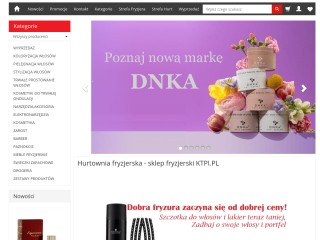 Hurtownia fryzjerska Duży wybór Duże promocje tania online Warszawa Kraków Katowice Wrocław