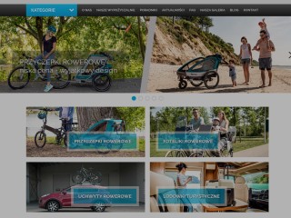 Przyczepki i foteliki rowerowe, boxy samochodowe i bagażniki dachowe - sklep Warszawa - GoTravels