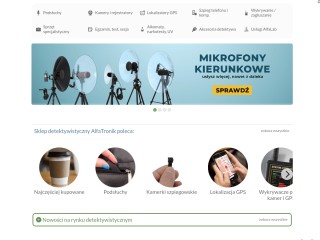 Sklep detektywistyczny, podsłuchy, kamery, wykrywacze, lokalizatory - Sklep AlfaTronik.com.pl
