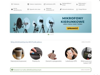 Sklep detektywistyczny, podsłuchy, kamery, wykrywacze, lokalizatory - Sklep AlfaTronik.com.pl