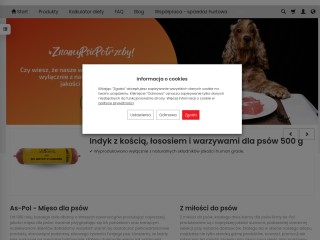 Mięso dla psów, zdrowa karma, surowe jedzenie | Dieta BARF | sklep internetowy As-Pol