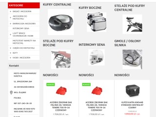 MOTO-MARLON.PL akcesoria motocyklowe, kufry Kappa i Givi.