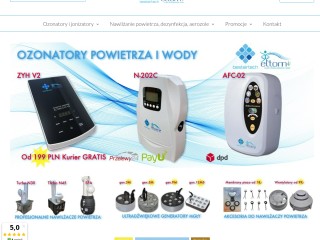 Ozonatory, jonizatory, oczyszczacze powietrza. Najlepsze ceny!