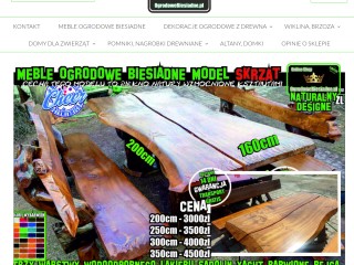 Producent drewnianych mebli ogrodowych biesiadnych, góralskich, staropolskich, drewnianych, masywnyc