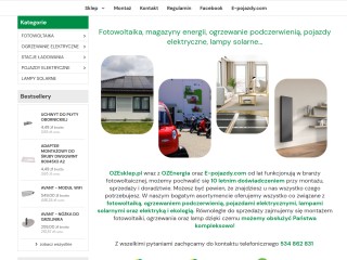 Odnawialne źródła energii Instalacje fotowoltaiczne Instalacje solarne Pompy ciepła Turbiny wiatrowe