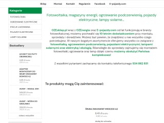 Odnawialne źródła energii Instalacje fotowoltaiczne Instalacje solarne Pompy ciepła Turbiny wiatrowe