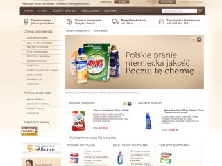 Niemiecka chemia gospodarcza, kosmetyki z Niemiec, chemia z Niemiec oraz  słodycze z Niemiec. - pral