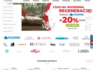 Materace online, sklep internetowy z materacami