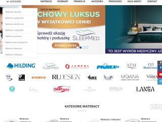 Materace online, sklep internetowy z materacami