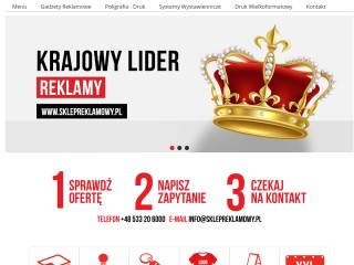 SKLEP REKLAMOWY nr 1 w Polsce - Agencja Reklamowa, Gadżety reklamowe, Drukarnia, Producent reklam