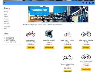 Duży wybór rowerów, części oraz odzieży rowerowej - t-bike.pl