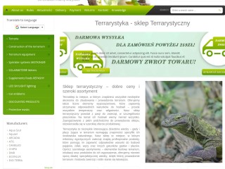 Internetowy sklep terrarystyczny - terrarystyka | TerraSklep