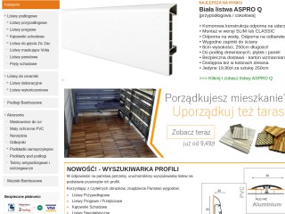Listwy, profile, kątowniki od producenta - TOPlistwy.pl