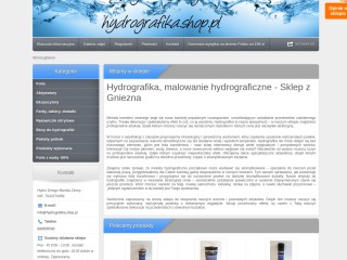 Hydrografika, malowanie hydrograficzne folia - sklep Gniezno - cena