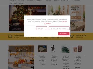 Dekoracje do domu, tekstylia, akcesoria do wnętrz – sklep internetowy, Nowy Tomyśl - ZIK