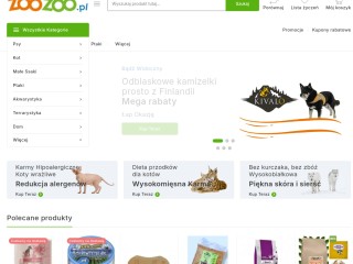 Zoologiczny sklep. Karma dla psa, karmy dla kota. Sklep dla zwierząt