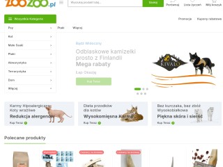 Zoologiczny sklep. Karma dla psa, karmy dla kota. Sklep dla zwierząt
