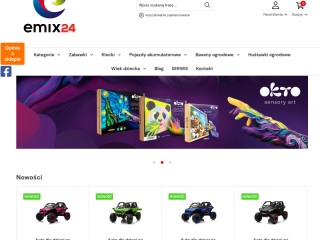 Sklep z zabawkami dla chłopca i dziewczynki, hurtownia - Będzin - Emix24