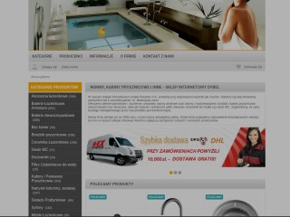 Kabiny prysznicowe, baterie umywalkowe, wanny, zlewozmywaki granitowe i szklane sklep internetowy -