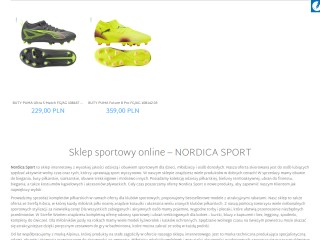 Sklep piłkarski Nordica Sport | sklep z butami i odzieżą sportową