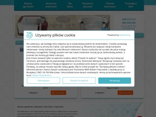 Baseny ogrodowe stelażowe rozporowe dmuchane INTEX i BESTWAY