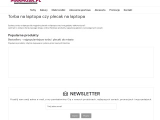 MARMOSA.PL - torby, plecaki, kabury, etui, torebki
