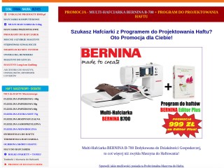 Promocje Sklepu Internetowego www.BMD.pl na SOILDNE i TRWAŁE  Maszyny do Szycia, Owerloki, Multi-Haf