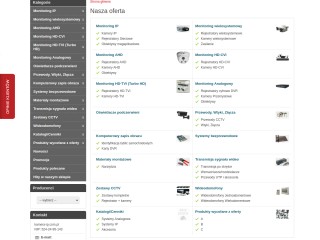 Telewizja przemysłowa - Kamery IP Monitoring