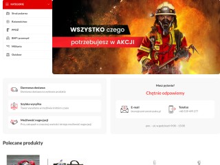 Sklep strażacki | Centrum Strażaka - sklep z artykułami p.poż i BHP