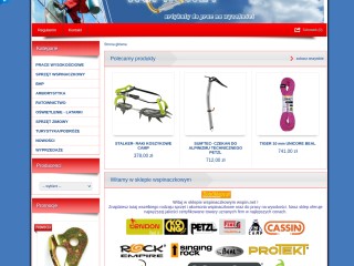 Sklep wspinaczkowy - wspin.net - sprzęt wysokościowy, sprzęt do pracy na wysokości, bhp
