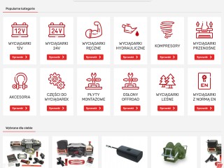 Wyciągarki samochodowe elektryczne - producent, sklep internetowy - wyciagarka.pl