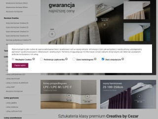 Creativa by Cezar Sklep - Listwy przypodłogowe, sztukateria - FORGES
