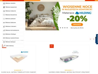 Materace online - Sklep internetowy z materacami, kołdrami - SleepingHouse.pl
