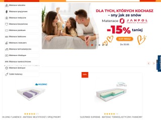 Materace online - Sklep internetowy z materacami, kołdrami - SleepingHouse.pl